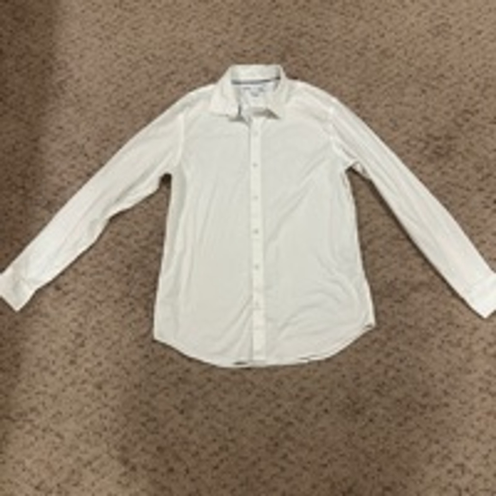 Men's Old Navy Button-Down Shirt, Size M, White - Picture 1 of 5
